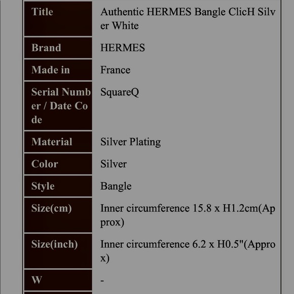 Beautiful authentic Hermes bracelet - Picture 2 of 12